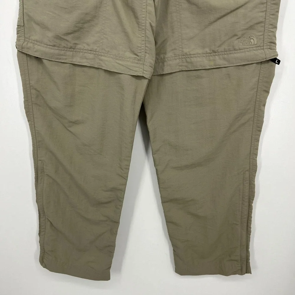 The North Face Cargo Pants Men's L Beige‎ Convertible Zip Hiking Outdoors